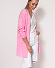 swetry damskie  Swetrowy płaszczyk - PA013 baby pink MKM 1