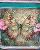 szafki Ręcznie malowana szafka, mebel z duszą, romantyczna, motyl, róża, vintage 4