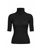 topy damskie Bluzka golf czarny YY500102 2