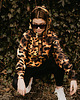 bluza z kapturem damska Damska Bluza z kapturem DR.CROW Gold Leopard 1