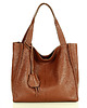 torby na ramię Modna torebka damska skórzany shopper bag - MARCO MAZZINI Portofino Max brąz 1