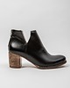 botki damskie SKÓRZANE BOTKI DO KOSTKI ZAPATO 501 CZARNY 3