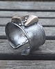bransoletki wire wrapping Krzemień pasiasty - bransoletka regulowana 1