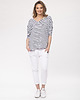 t-shirt damskie Bluzka bawełniana w paski Capri Look 124 3