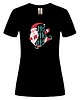 t-shirt damskie Koszulka damska organiczna Mikołaj HoHo 1