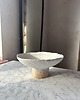 talerze, miski Ceramiczna Misa na Cokole S Rustic White Skandynawski Styl 2