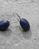 kolczyki wire wrapping Lapis lazuli owal - kolczyki 1