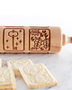 wałki do ciasta WINTER BISCUITS - grawerowany wałek do ciasta - herbatniki świąteczne 2