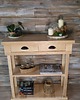 komody Konsola drewniana z litego jesionu w stylu vintage, farmhouse 3