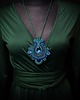 wisiory Elegancki naszyjnik soutache 3