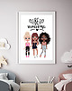 plakaty Plakat dla dziewczynki L.O.L - Rainbow High BARBIE z laleczkami 2