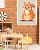 obrazy i plakaty do pokoju dziecięcego Plakat Wiewiórka 1