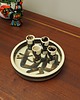 świeczniki i świece Świecznik ceramiczny, duński design, lata 70, produkcja: Dania 1
