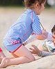 shorty dla dziewczynki Szorty plażowe, spodenki kąpielowe UPF50+ Stripe 1