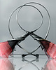 kolczyki wire wrapping Pudrowe kolczyki na alternatywny ślub 2