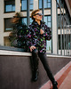 bluza z kapturem damska Damska Bluza z kapturem DR.CROW Paint Drop 1