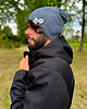 czapki i kapelusze męskie Męska czapka beanie z bawełny logo kolorowe Ciemny szary 5