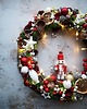 wianki bożonarodzeniowe Świąteczny wianek Dziadek do Orzechów lampki 5