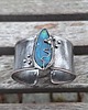 bransoletki wire wrapping Historia jednego kwiatka  - bransoletka regulowana 2