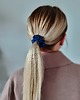 gumki do włosów Gumka jedwabna, scrunchie, gumka do włosów, gumka satynowa tajemnicza noc MINI 1