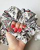 gumki do włosów Gumka Maxi Scrunchie Floral 1