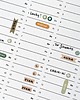 kalendarze i plannery Naklejki do planerów, kalendarzy BASIC DOTS 2
