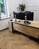 biurka Biurko klasyczne z blatem dębowym - NOLT + blendy dębowe 2/3 3