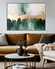 obrazy ZŁOTA LINIA NATURY Ręcznie malowany obraz ze złotem 100x70 cm 7