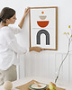 plakaty Plakat Geometria black red 3