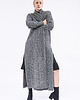 płaszcze damskie Woolen cardigan coat 5