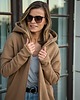 bluza z kapturem damska Płaszczobluza No.2 Kamel 2