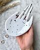 pojemniki na biżuterię Ceramiczna Dłoń Podstawka na Biżuterię Dalmatyńczyk 2