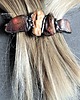 spinki i klamry do włosów Spinka do włosów handmade Bursztynowy PREZENT z klasą dla kochającej unikaty 7