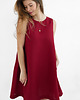 sukienki mini damskie Lniana Sukienka DAHLIA RED WINE 3