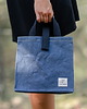 woreczki wielorazowe Lunch bag - Torba na lunch - wegańska skóra - Navy Blue 2