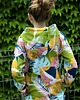 bluza z kapturem damska Bluza letnie zielone liście 2