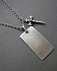 biżuteria męska Nieśmiertelnik  Brave Heart z topazem 5