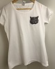 t-shirt damskie Damska koszulka z kotem brytyjskim 4