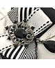 broszki Brosza w stylu Glamour Black & White 6