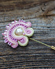 broszki Cukierkowa  broszka soutache 3