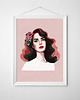 grafiki i ilustracje Lana, plakat, kobieta 1
