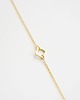 bransoletki złote 16k Gold Plated Tiny Square Bracelet 1