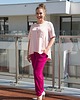 bluzki kimonowe damskie KOSZULOVE bluzka oversize z kieszonką 3