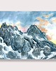 obrazy Góry, Picos de Europa - akwarela A3 2
