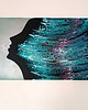 obrazy QUEEN OF THE NIGHT 60x90 Ręcznie malowany Duży obraz Abstrakcja do salonu 5
