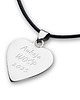 srebrne naszyjniki Naszyjnik srebrne serce na rzemieniu, Na Walentynki 8