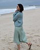 swetry damskie  Sweter merino & alpaca miętowy 1