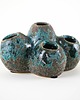 wazony Wazon ceramiczny - flower frog, duński design, lata 60, produkcja: Dania 4
