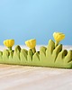 klocki i zabawki drewniane Drewniane rośliny - 2 szt Trawy z kwiatami, Zabawki Montessori 2