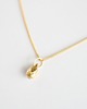 złote naszyjniki 16k Gold Plated Droplet Necklace 2